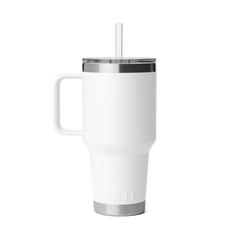 35 oz Straw Mug, White, large