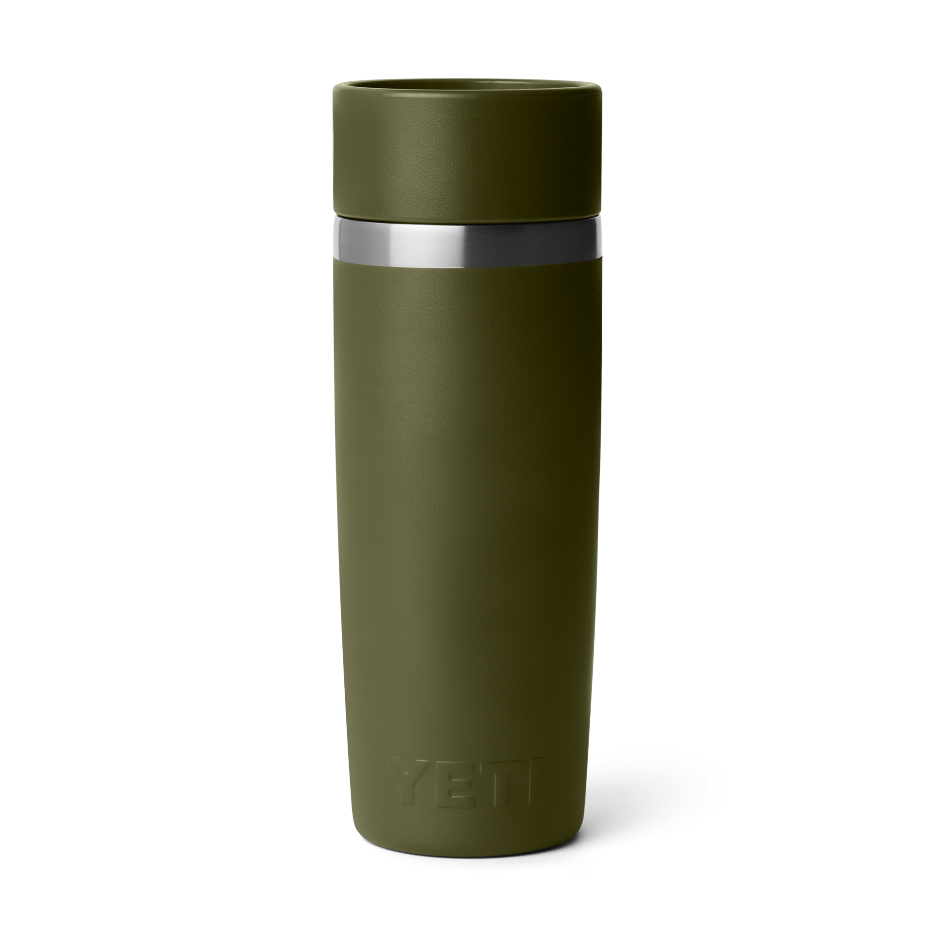 16 oz Travel Bottle, Olive/King Crab Orange, large