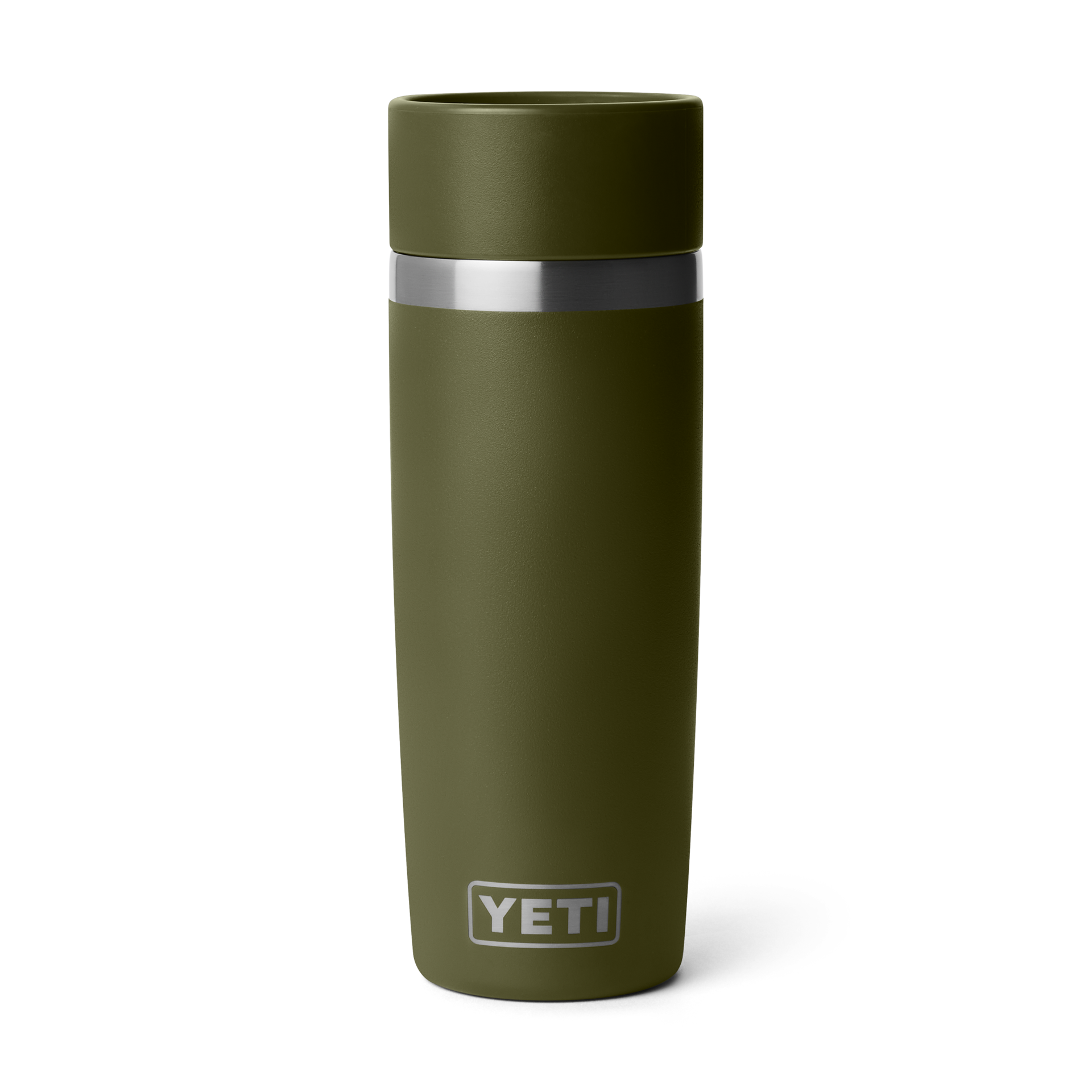 16 oz Travel Bottle, Olive/King Crab Orange, large
