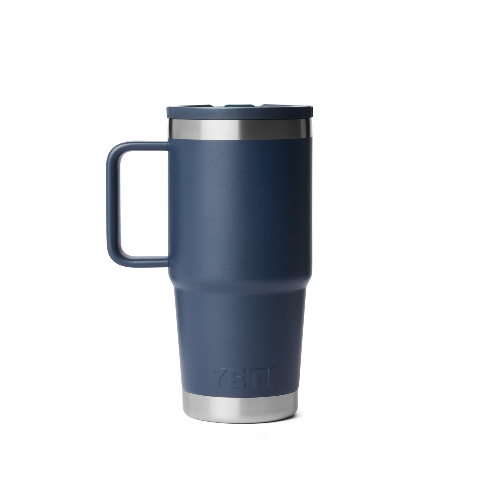 20 oz Travel Straw Mug, Navy, large