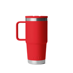 20 oz Travel Straw Mug, Rescue Red, large