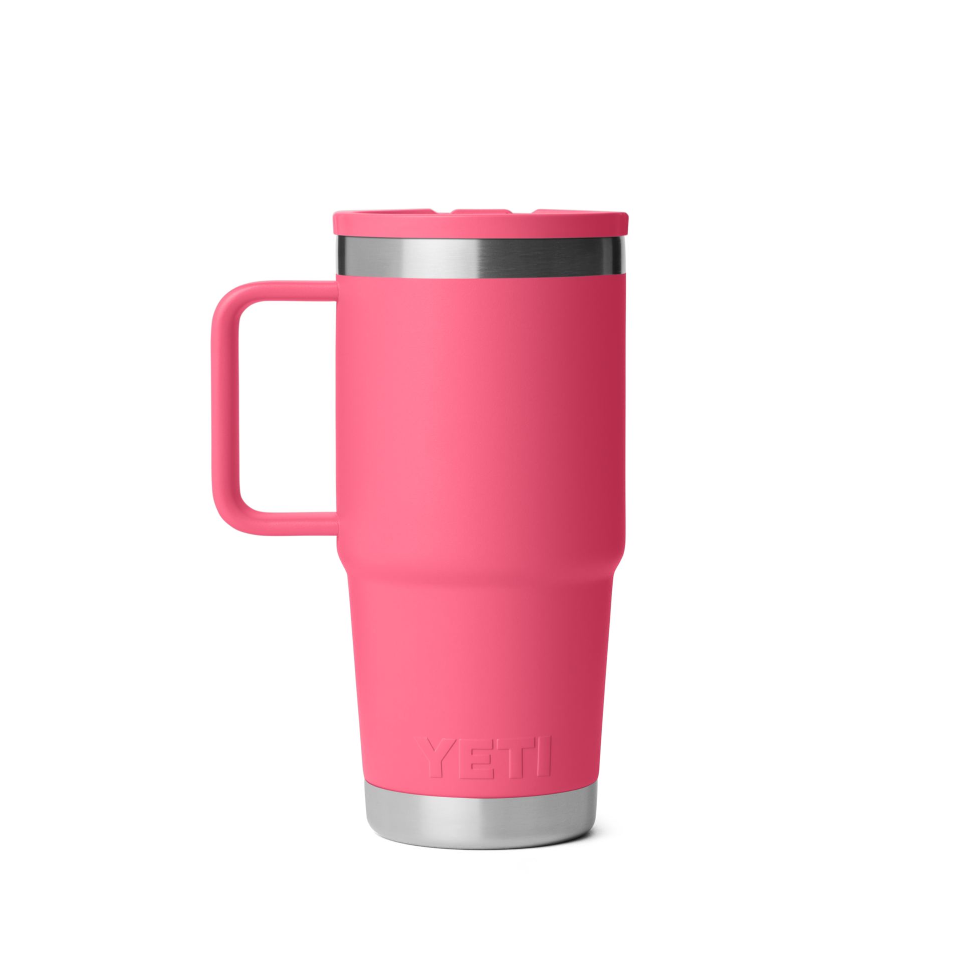 20 oz Travel Straw Mug, Tropical Pink, large