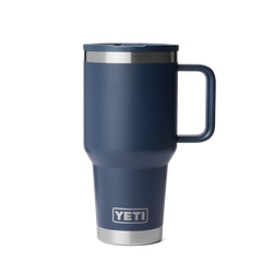 30 oz Travel Straw Mug, Navy, large