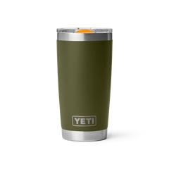 20 oz Tumbler, Olive/King Crab Orange, large