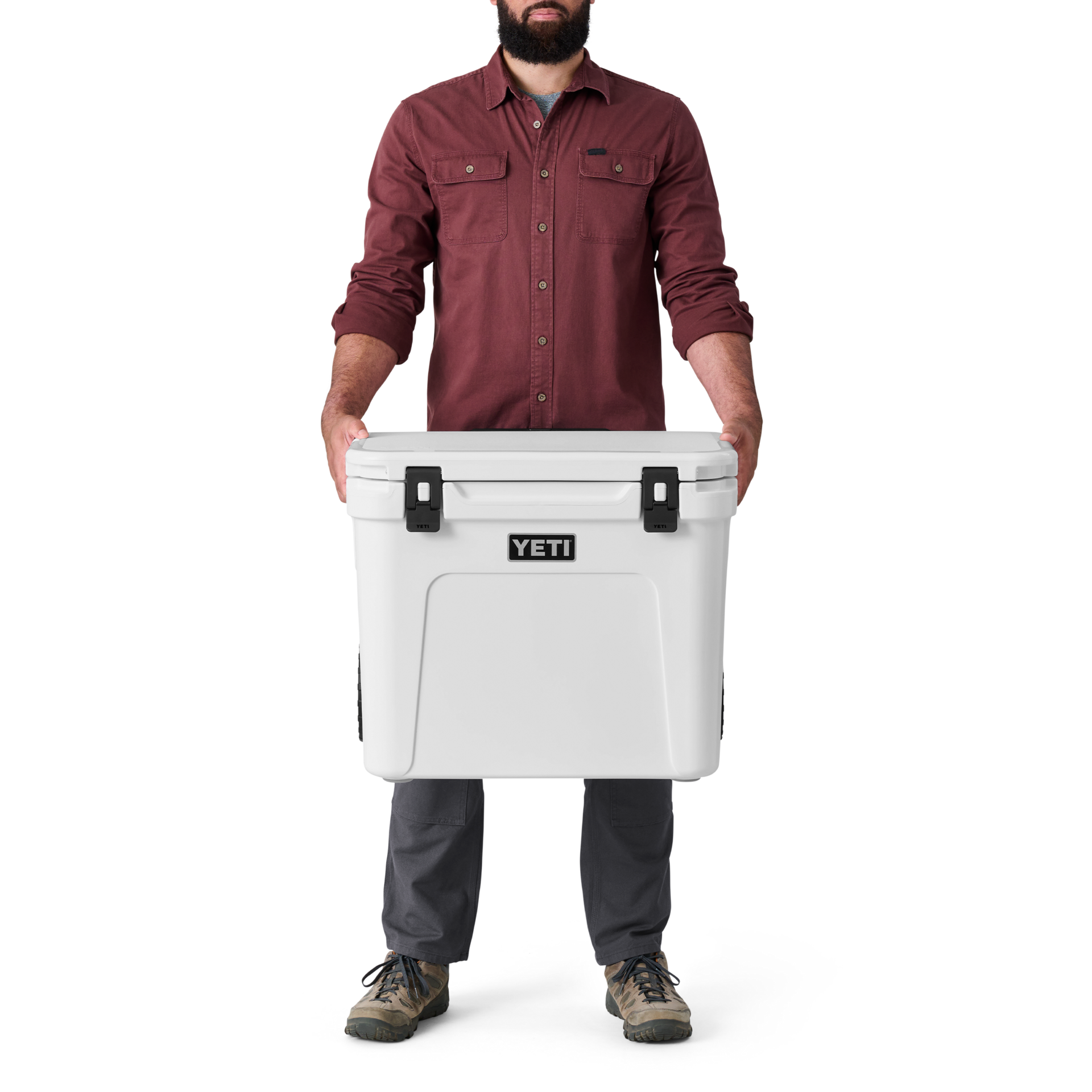 60 Wheeled Cooler, Charcoal, large