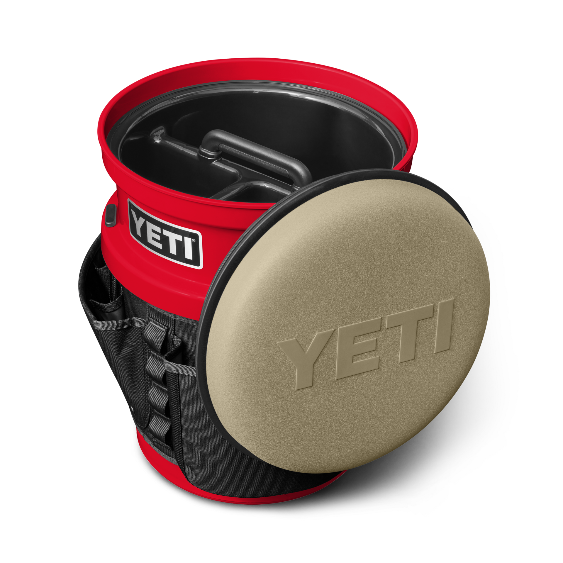 The Fully-Loaded Bucket With Tan Swivel Seat, , large