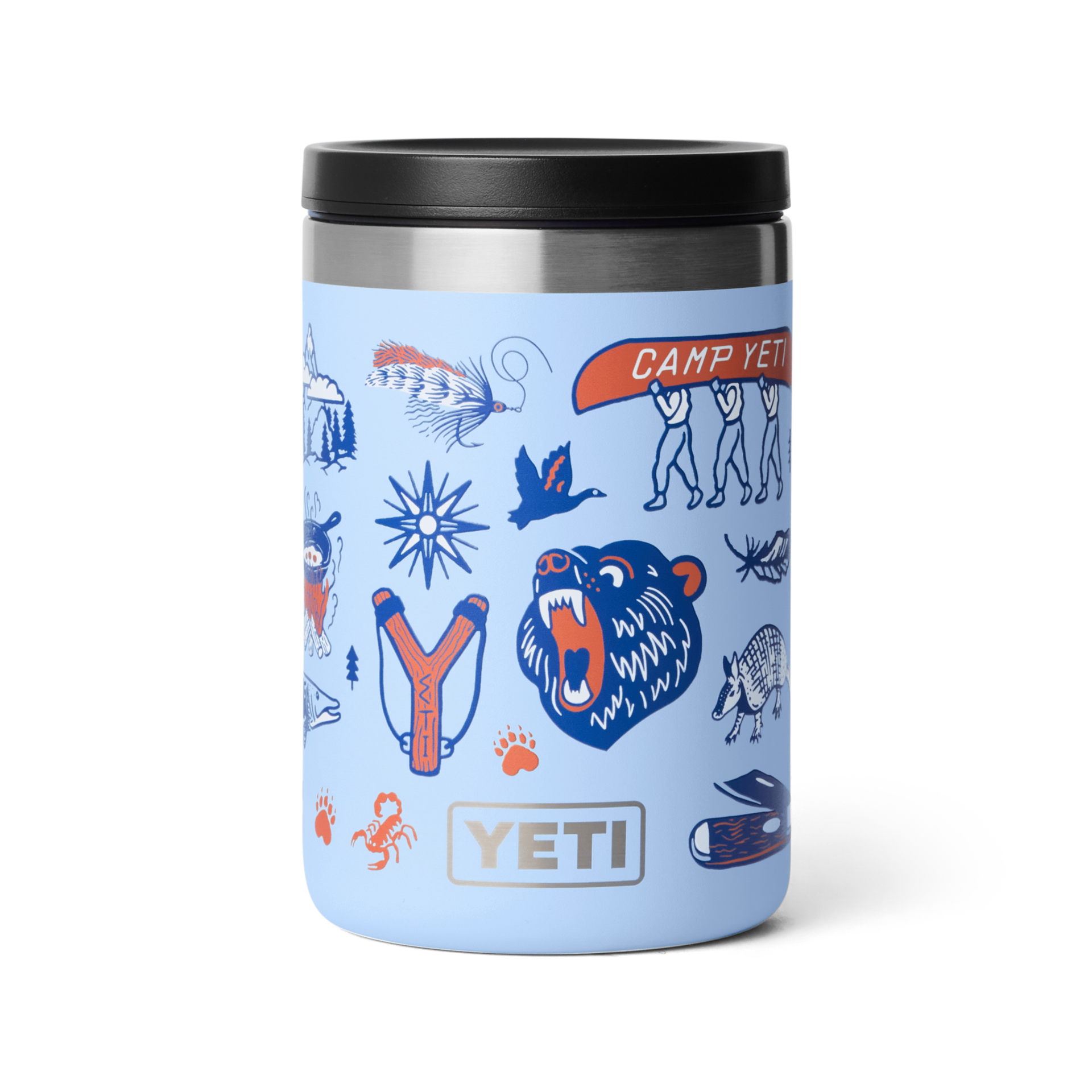 16 oz Insulated Food Jar, Big Sky Summer Camp, large