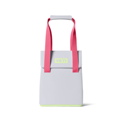 14L Insulated Tote Bag, Mist/Pink/Grasshopper, large