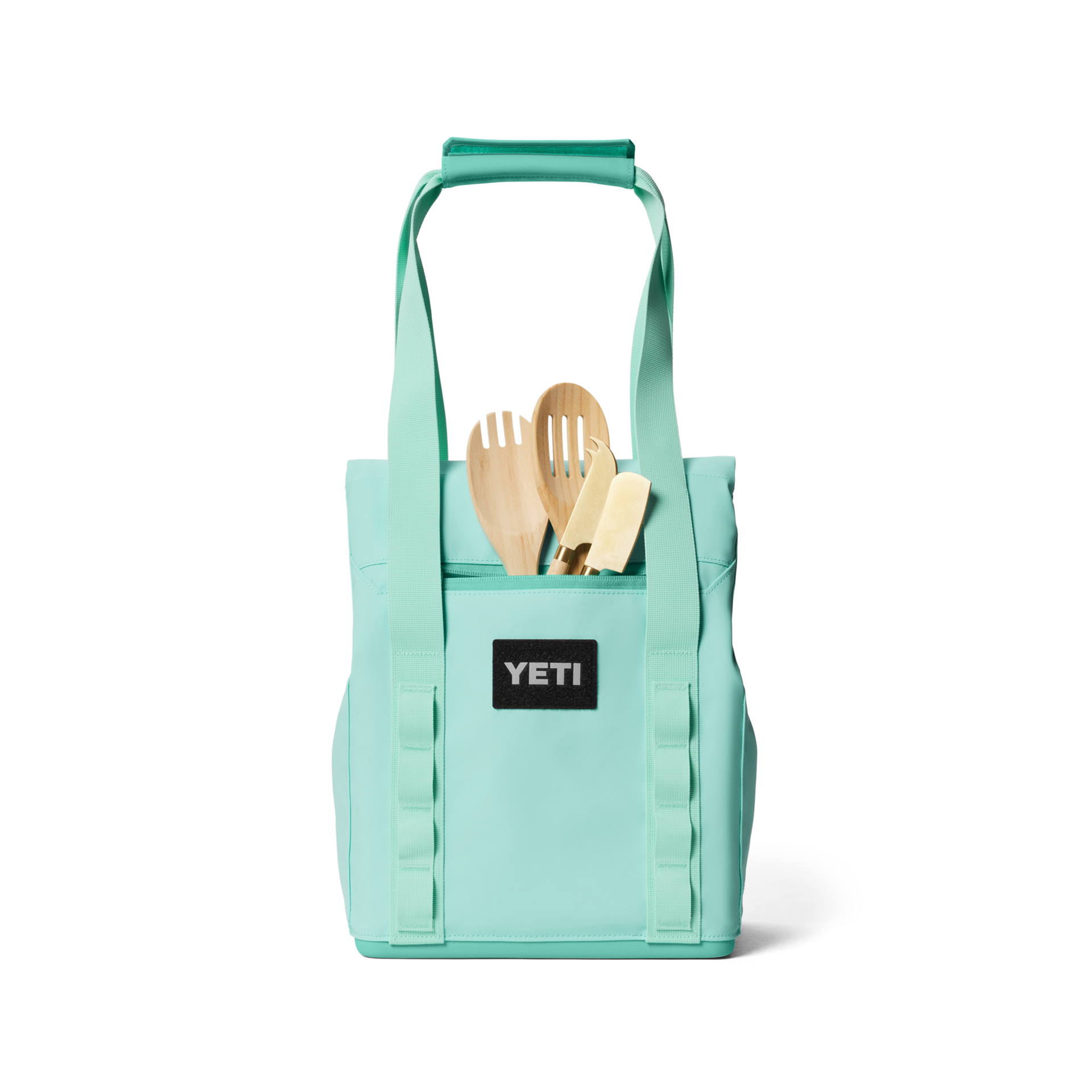 14L Insulated Tote Bag, Seafoam, large
