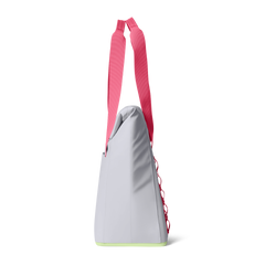 20L Insulated Tote Bag, Mist/Pink/Grasshopper, large
