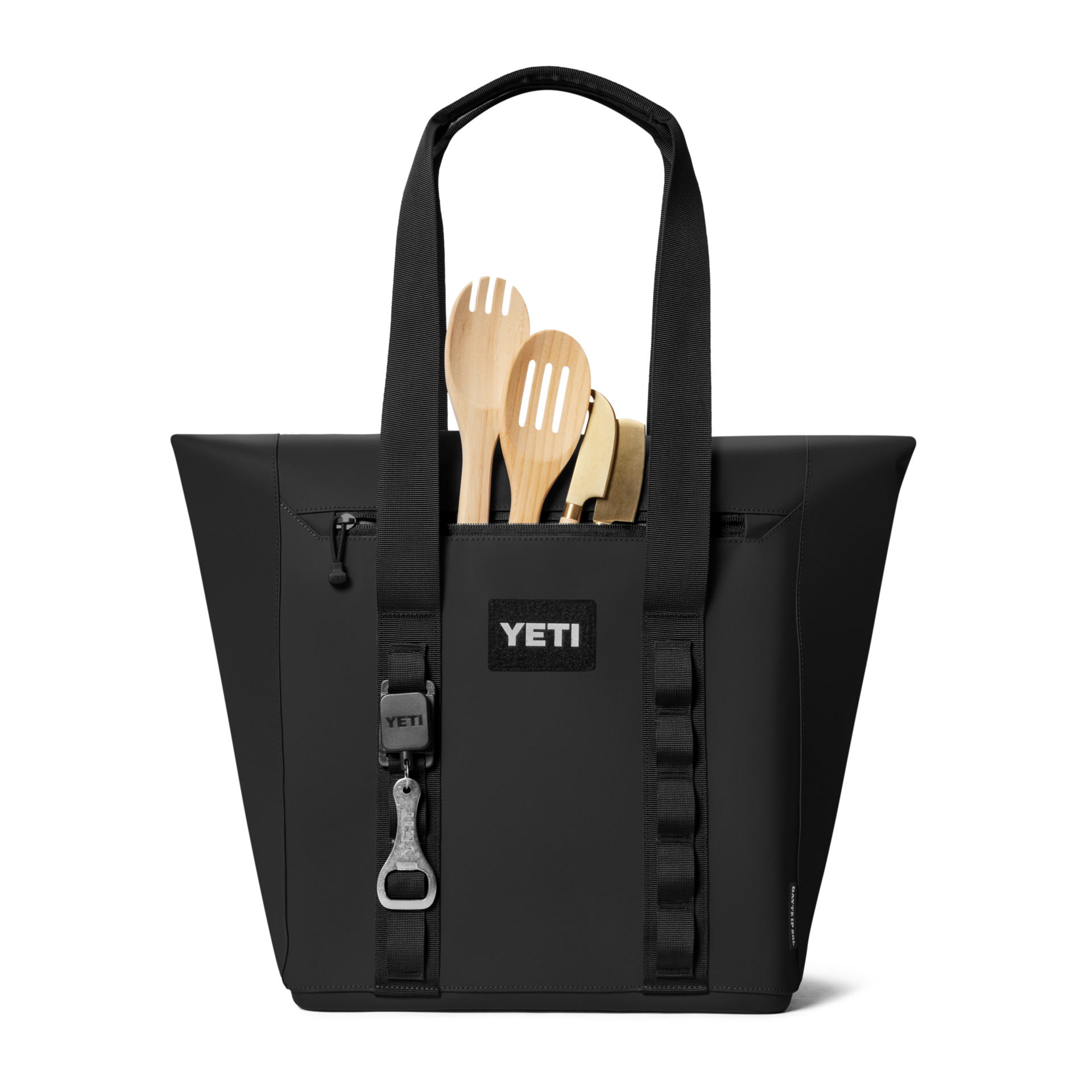 20L Insulated Tote Bag, Black, large