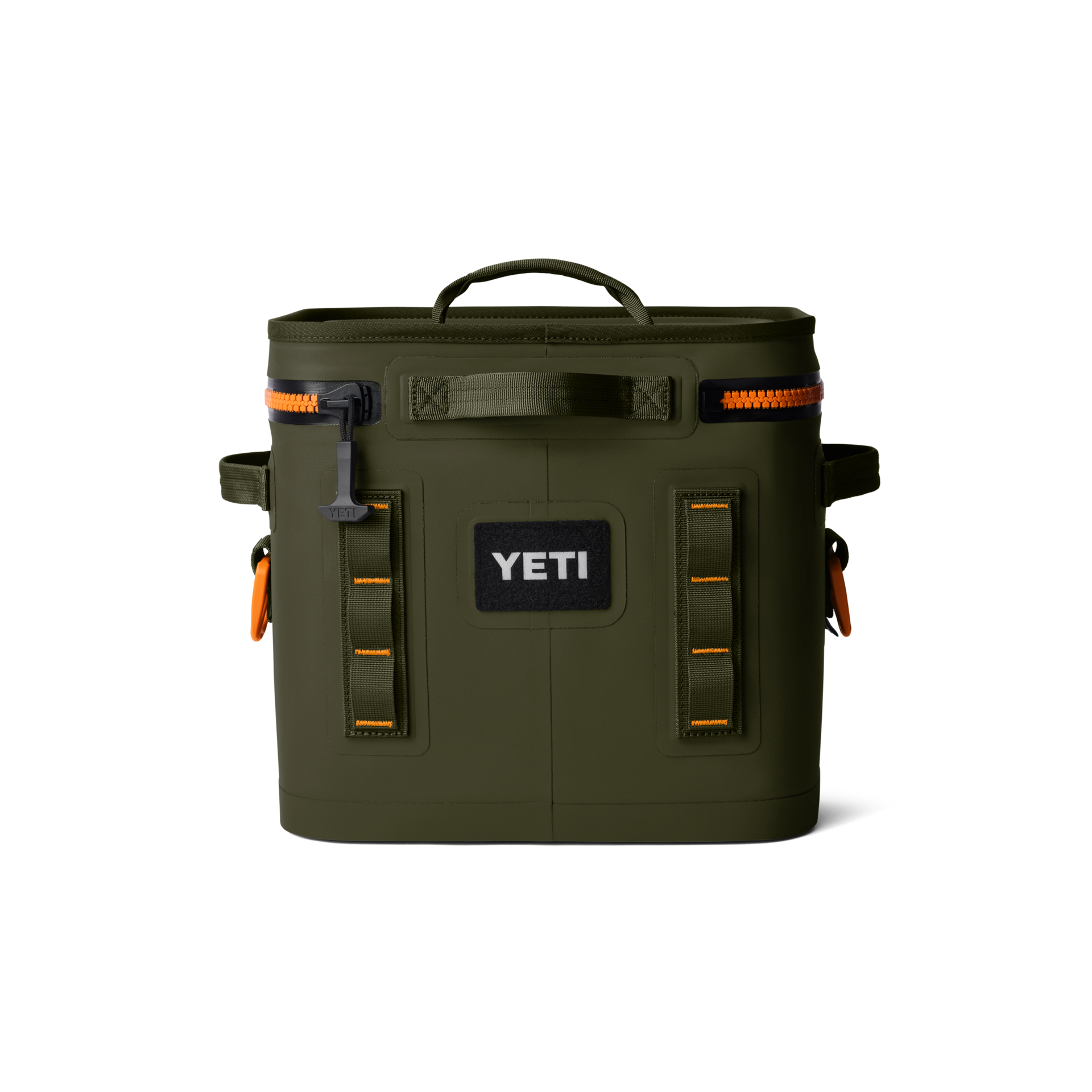 12 Soft Cooler, Olive/King Crab Orange, large