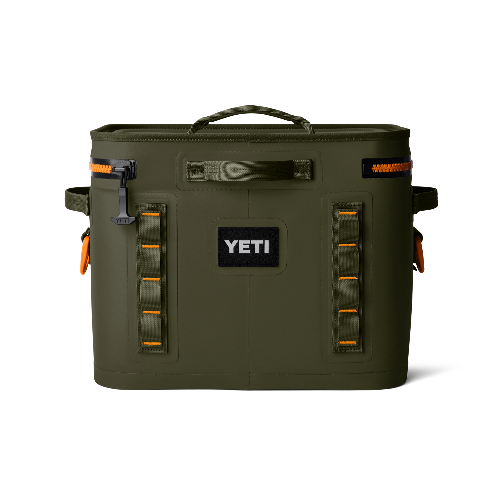 18 Soft Cooler, Olive/King Crab Orange, large
