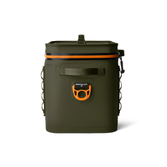 18 Soft Cooler, Olive/King Crab Orange, large