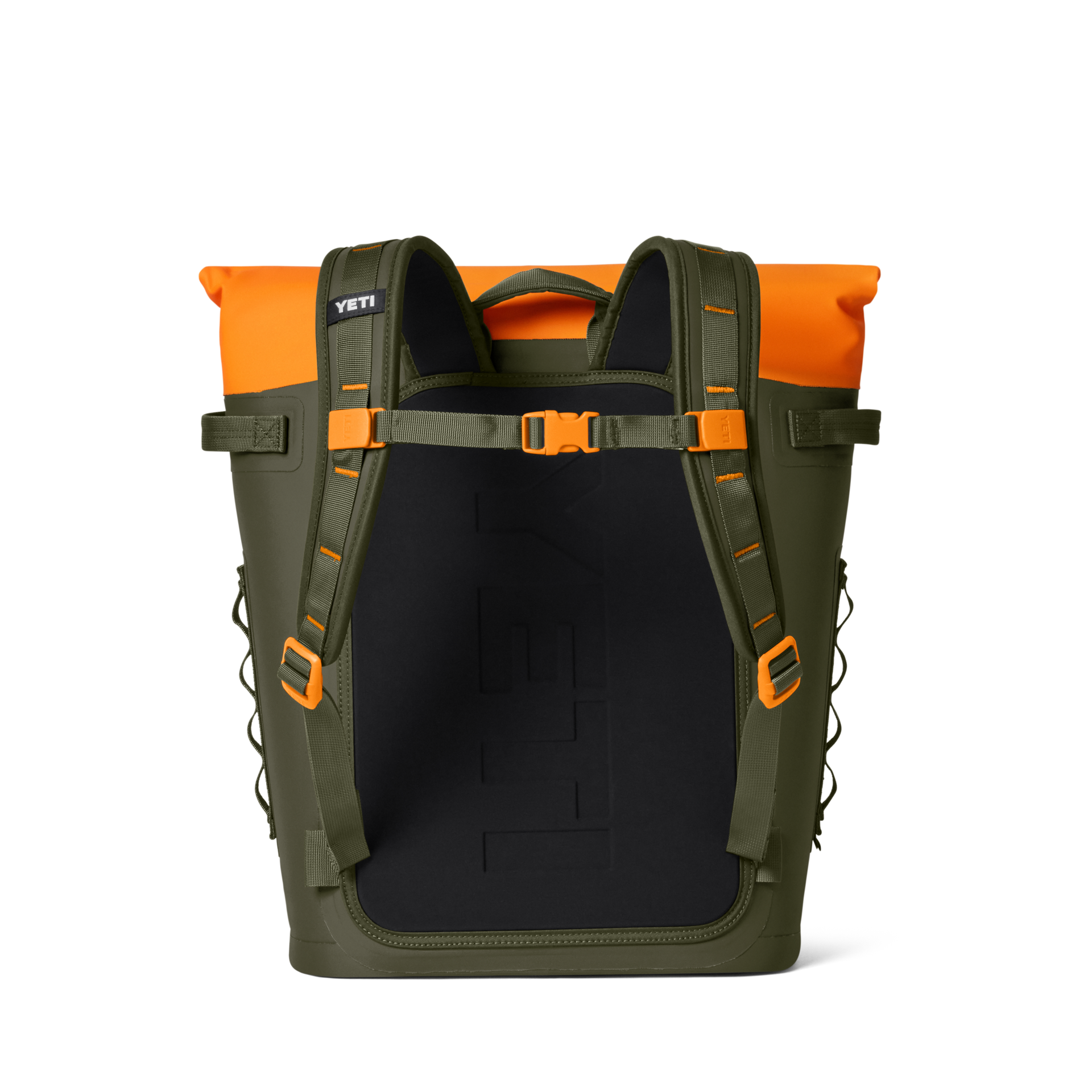 M20 Backpack Soft Cooler, Olive/King Crab Orange, large