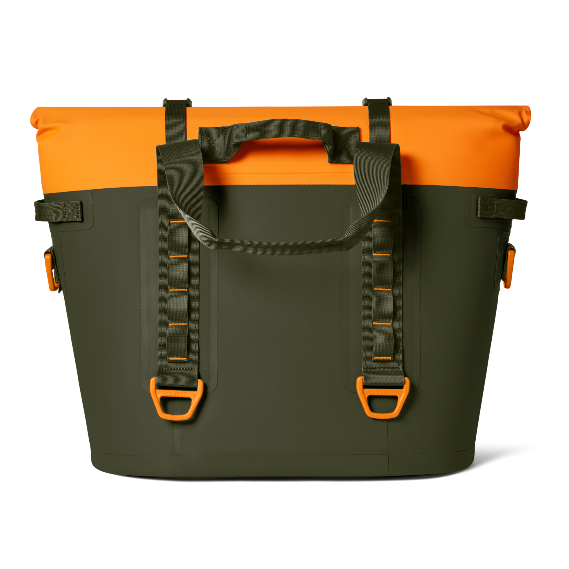 M30 Tote Soft Cooler, Olive/King Crab Orange, large