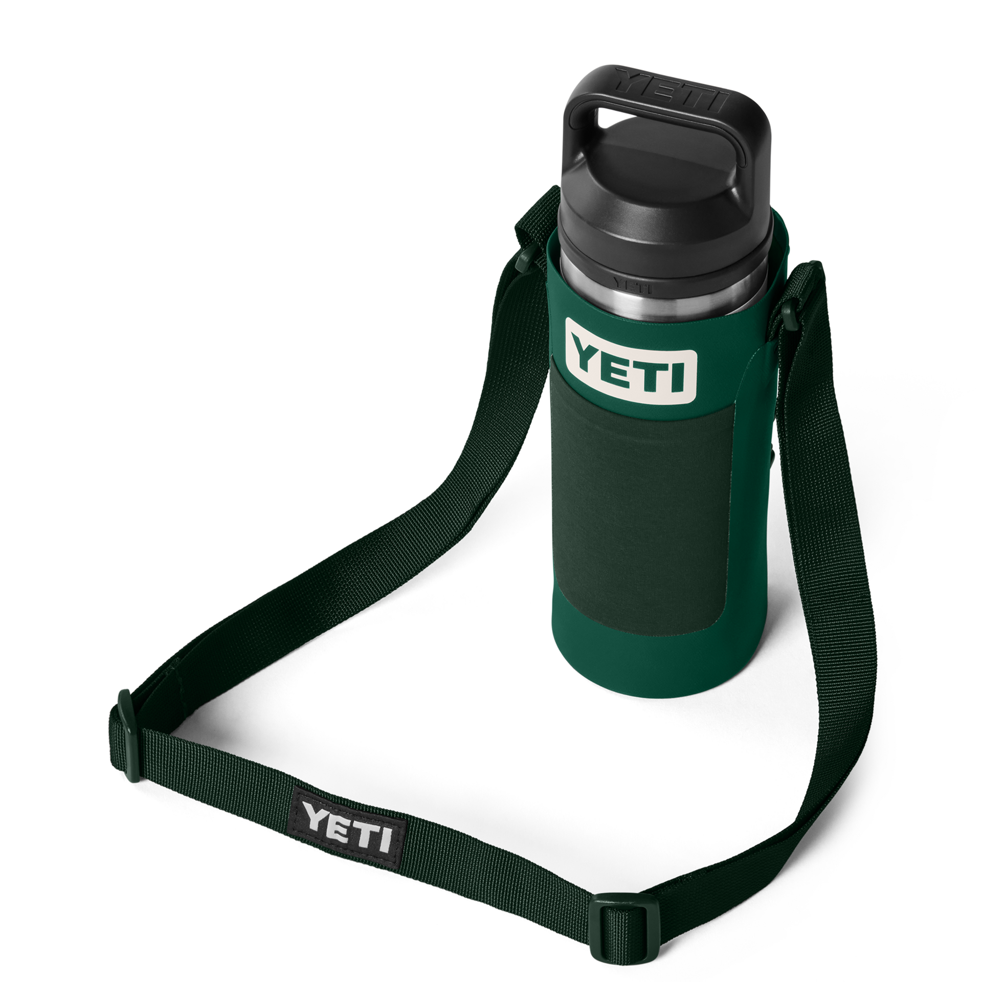 Bottle Sling Small, Black Forest Green, large