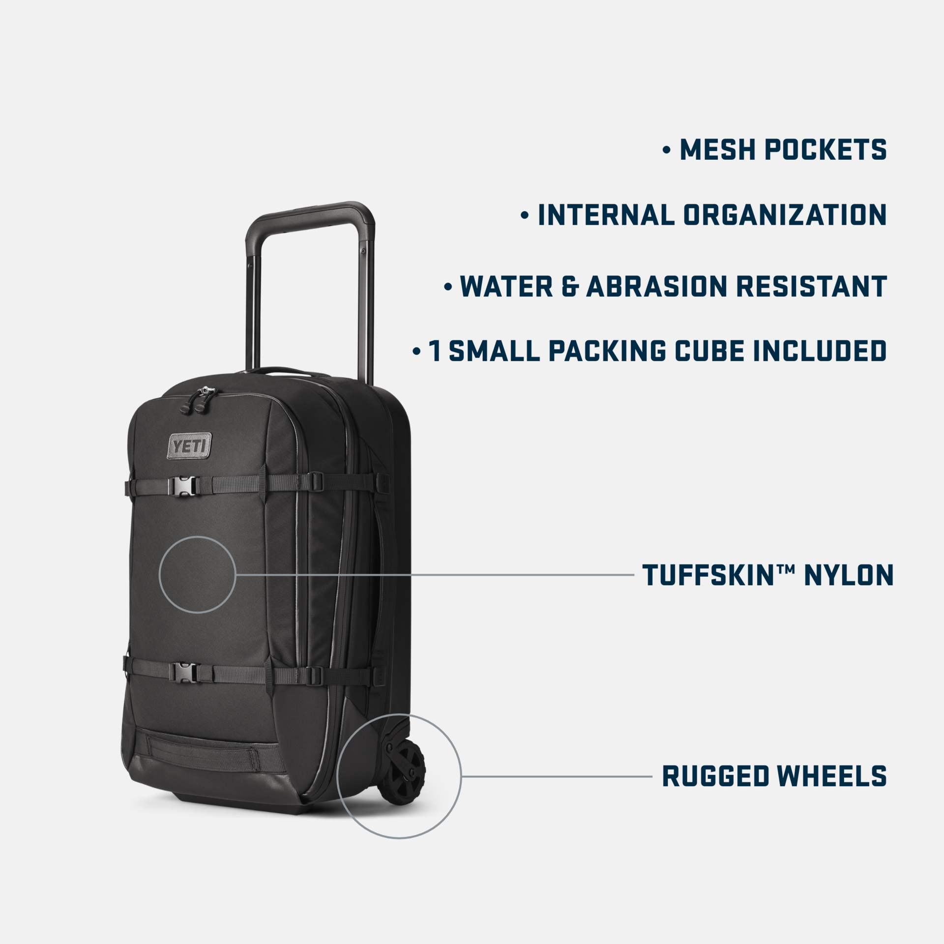 35L/22" Carry-On Luggage, Olive, large