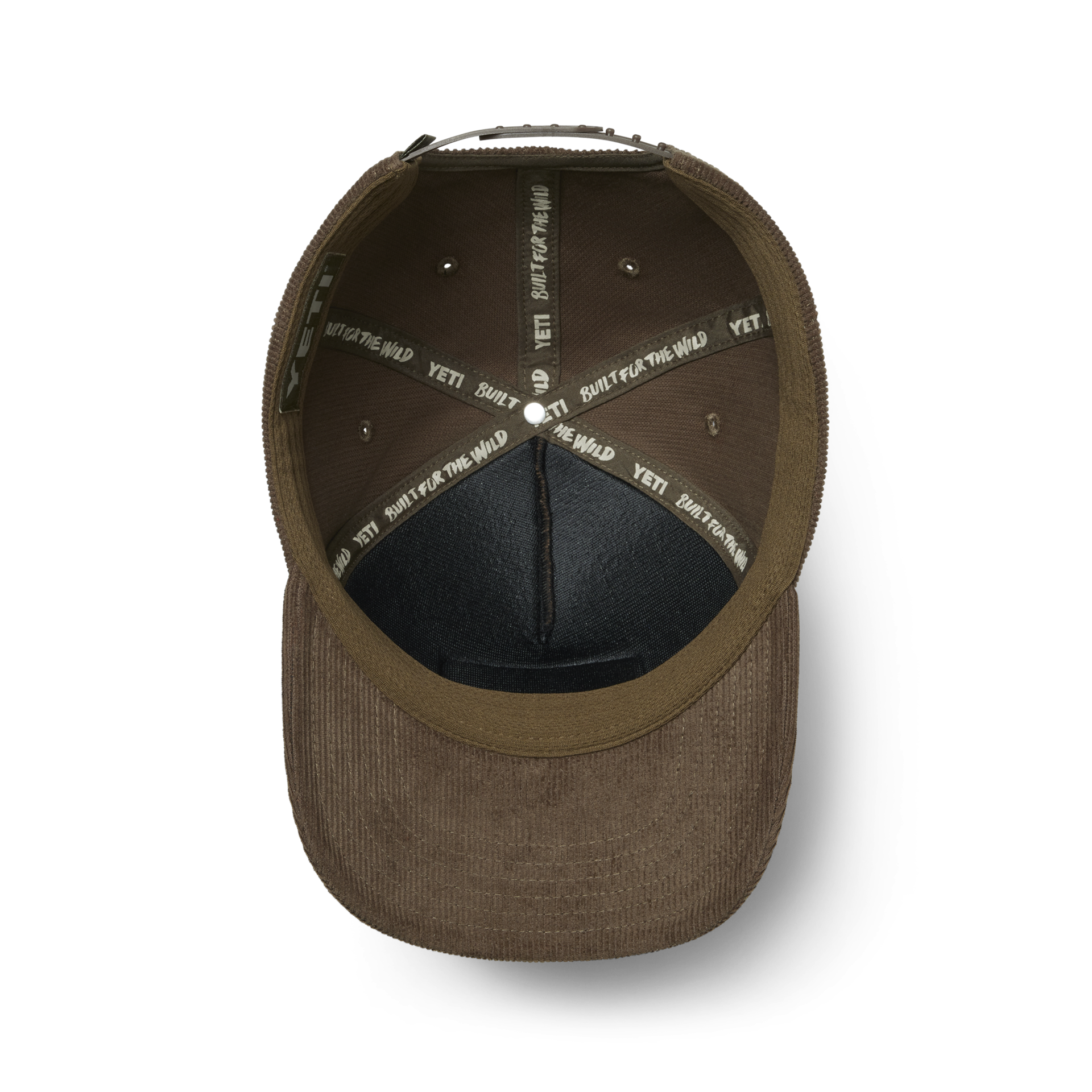 Mid Pro Corduroy Hat, Brown, large