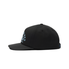 Mid Pro Flat Brim Hat, Black, large