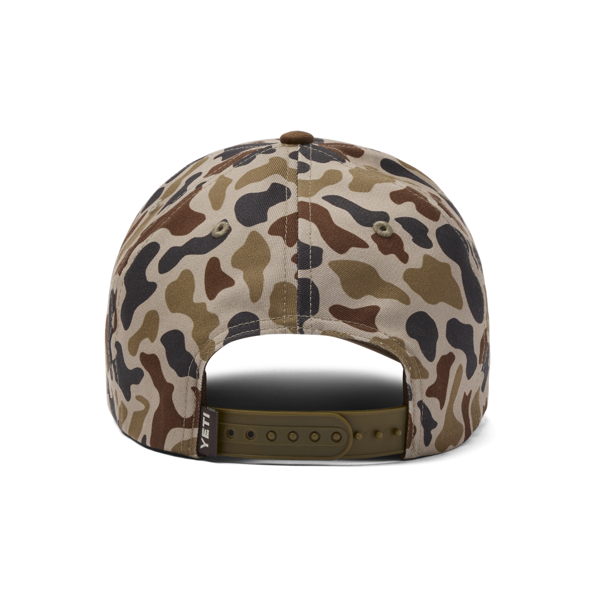Mid Pro Flat Brim Hat, Wetlands Camo, large