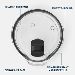 64 oz Twist-To-Lock MagSlider�?Pitcher Lid, , large