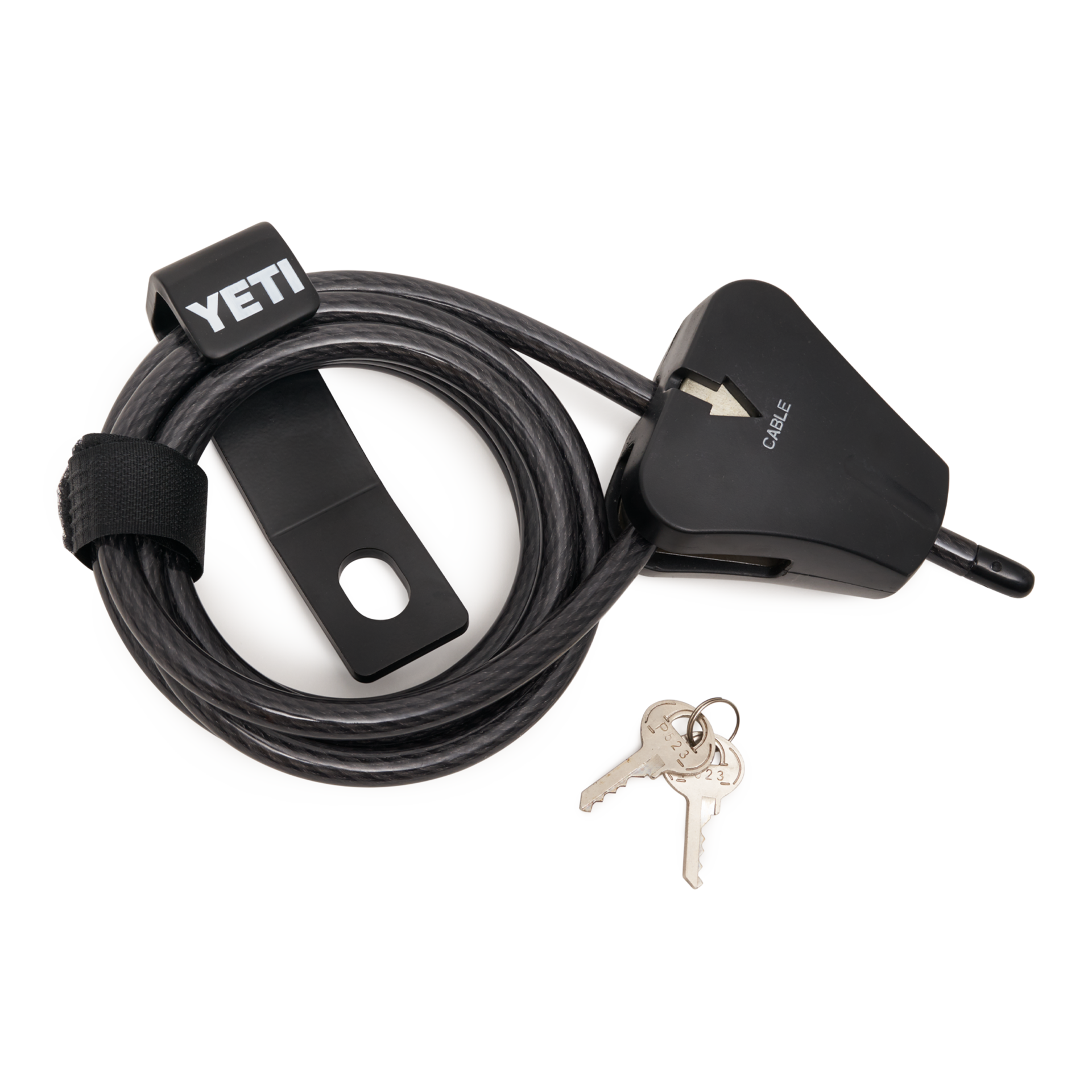 Security Cable Lock & Bracket, , large
