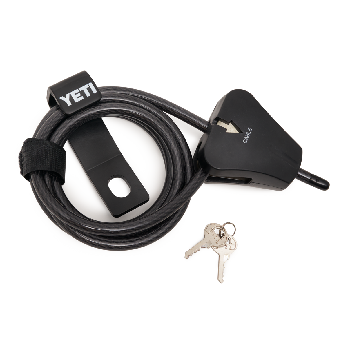 Security Cable Lock & Bracket, , large