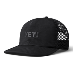 Low Profile Performance Hat, Black, large