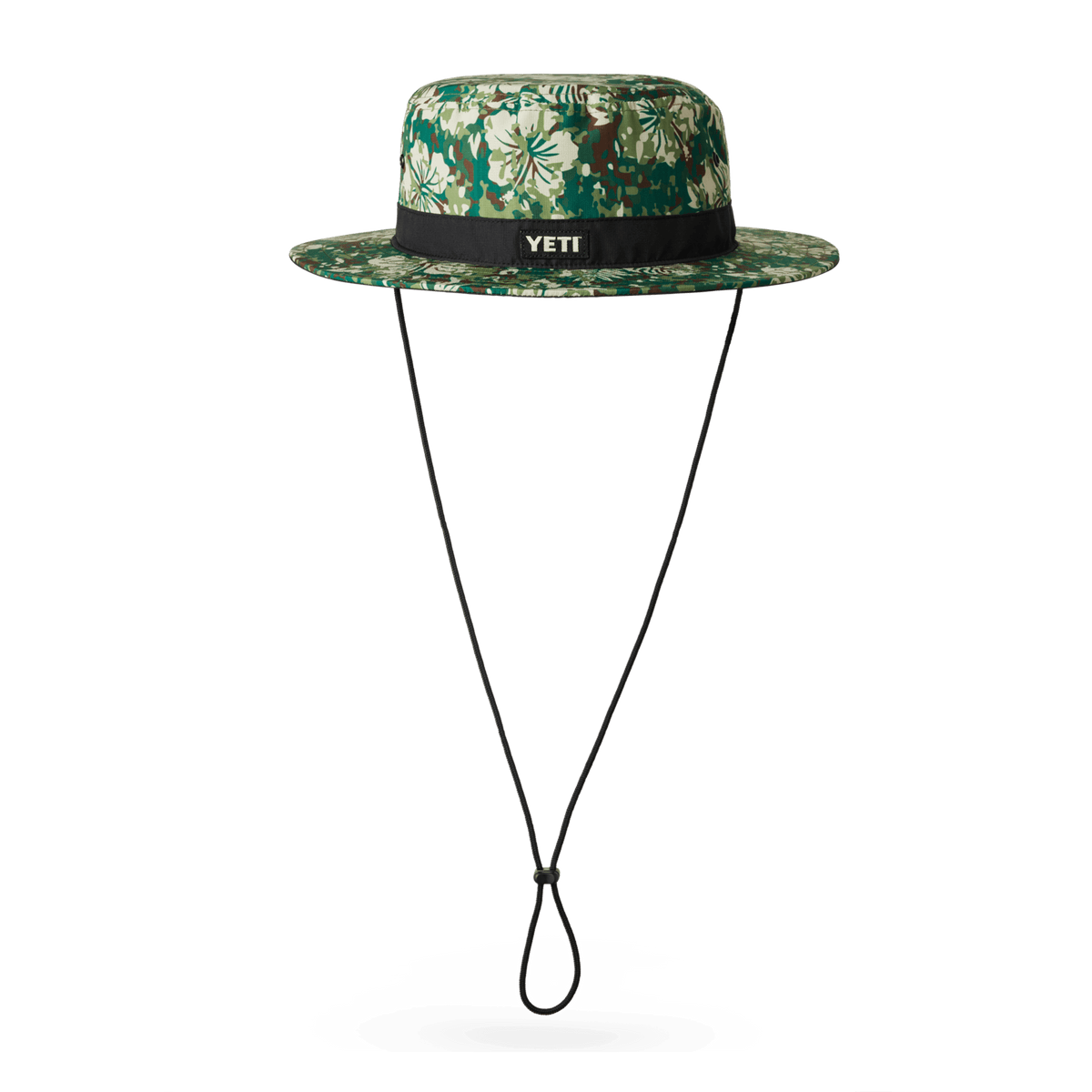 Hibiscus Print YETI? Logo Boonie Hat
