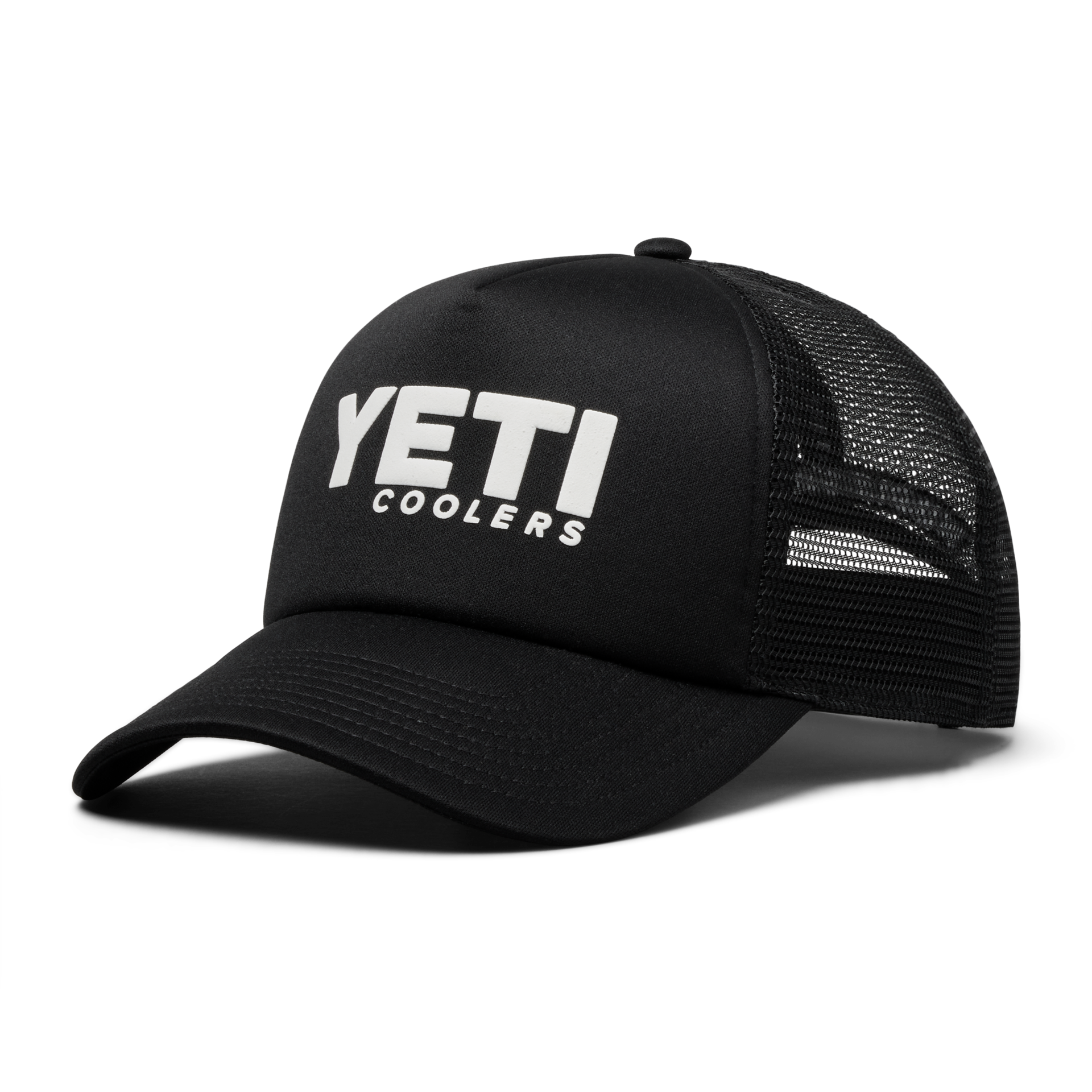 Mid Pro Foam Trucker Hat, Black, large