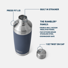 20 oz Cocktail Shaker, Sea Stone, large