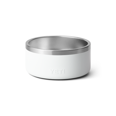 4 Dog Bowl, White, large