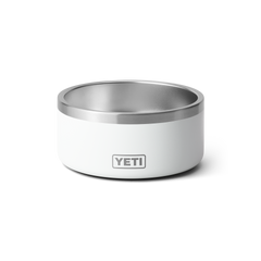 4 Dog Bowl, White, large