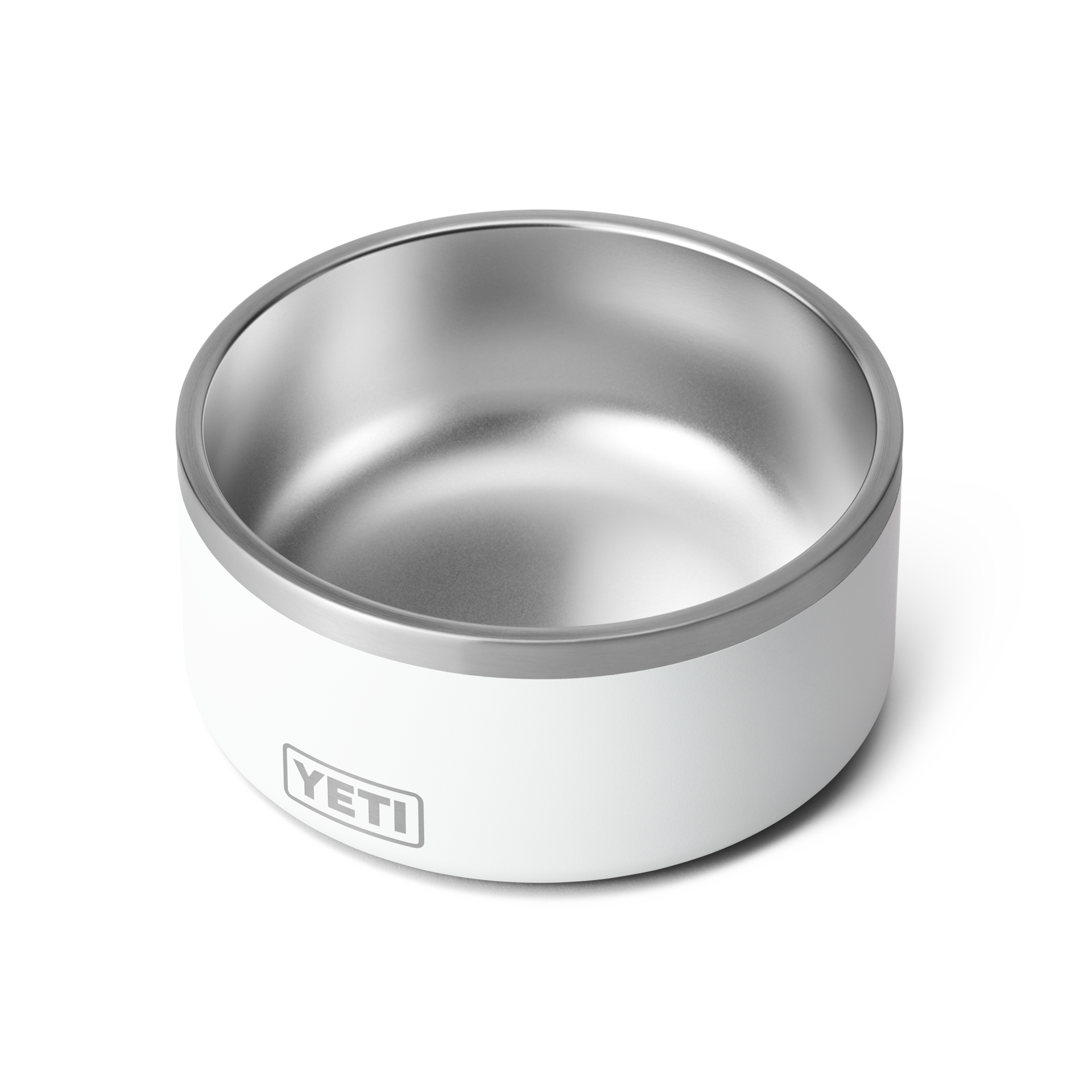 8 Dog Bowl, White, large