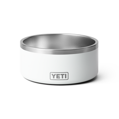 8 Dog Bowl, White, large