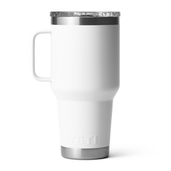 30 oz Travel Mug, White, large