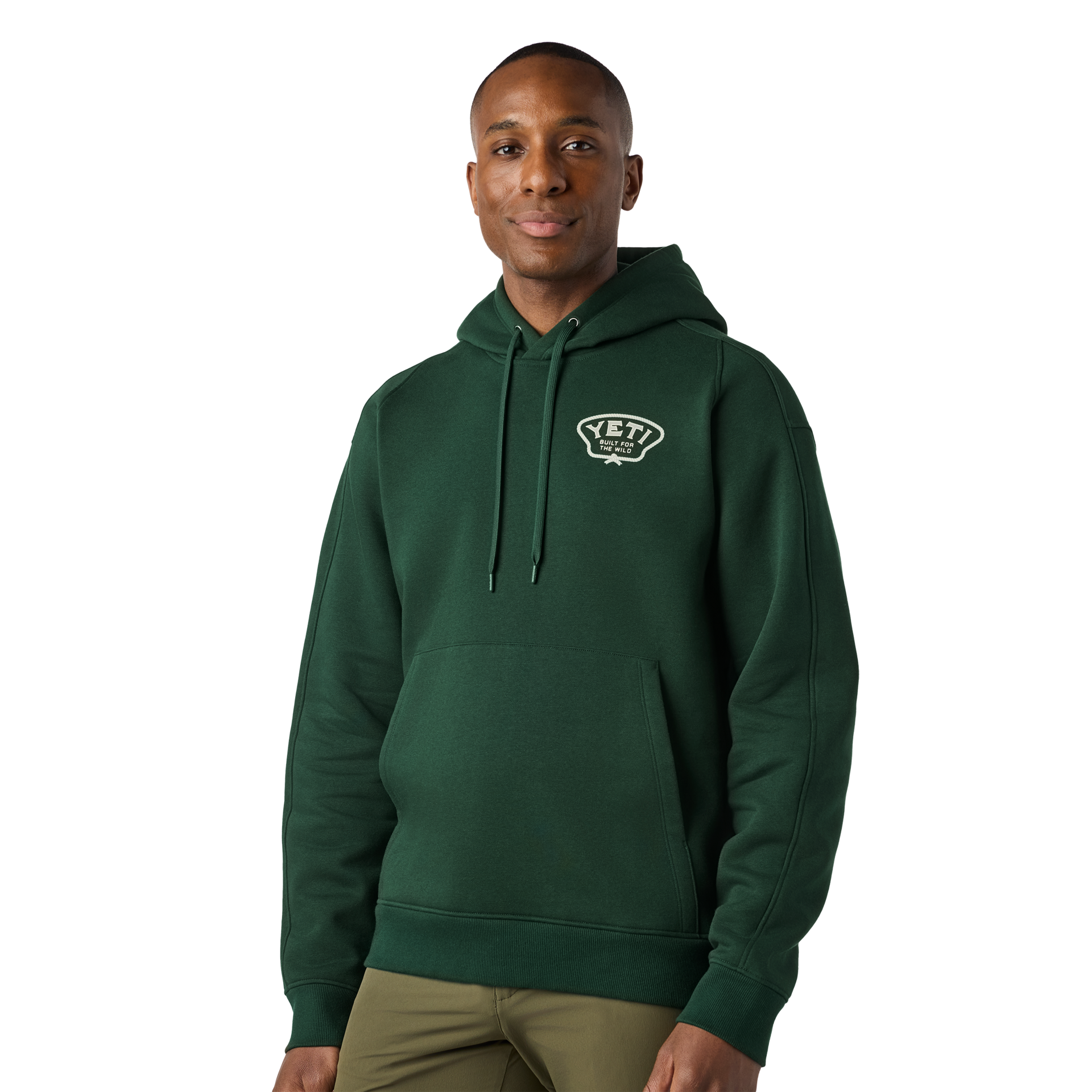 Fleece Hoodie, Dark Forest, large