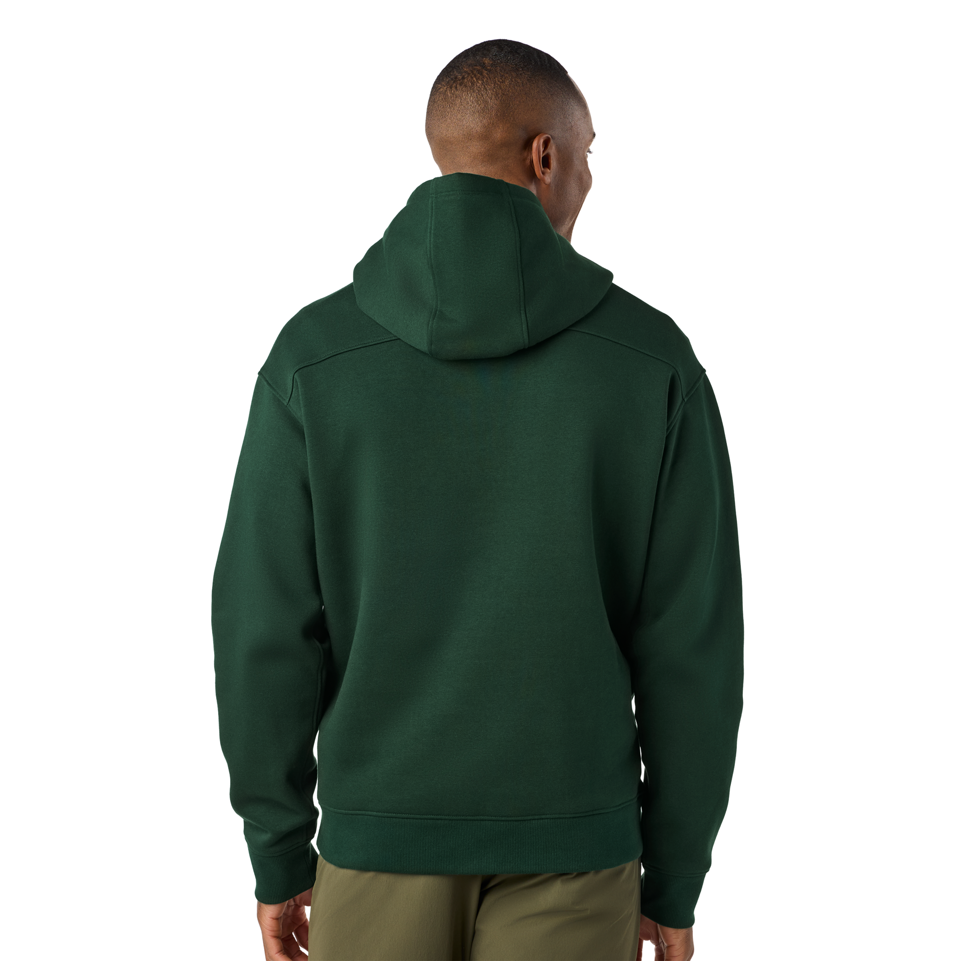 Fleece Hoodie, Dark Forest, large