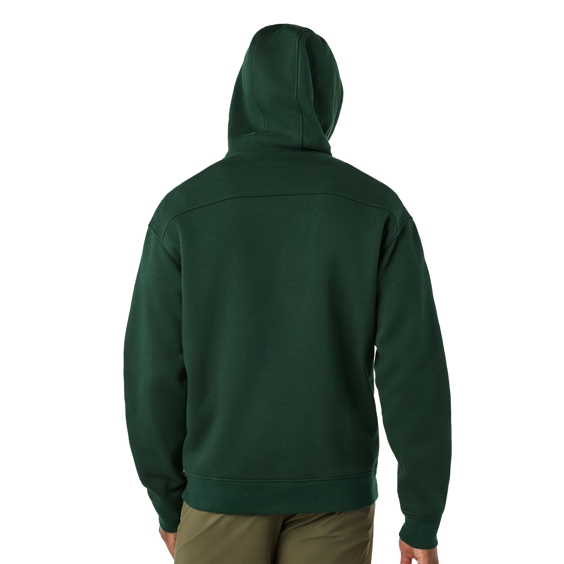 Fleece Hoodie, Dark Forest, large