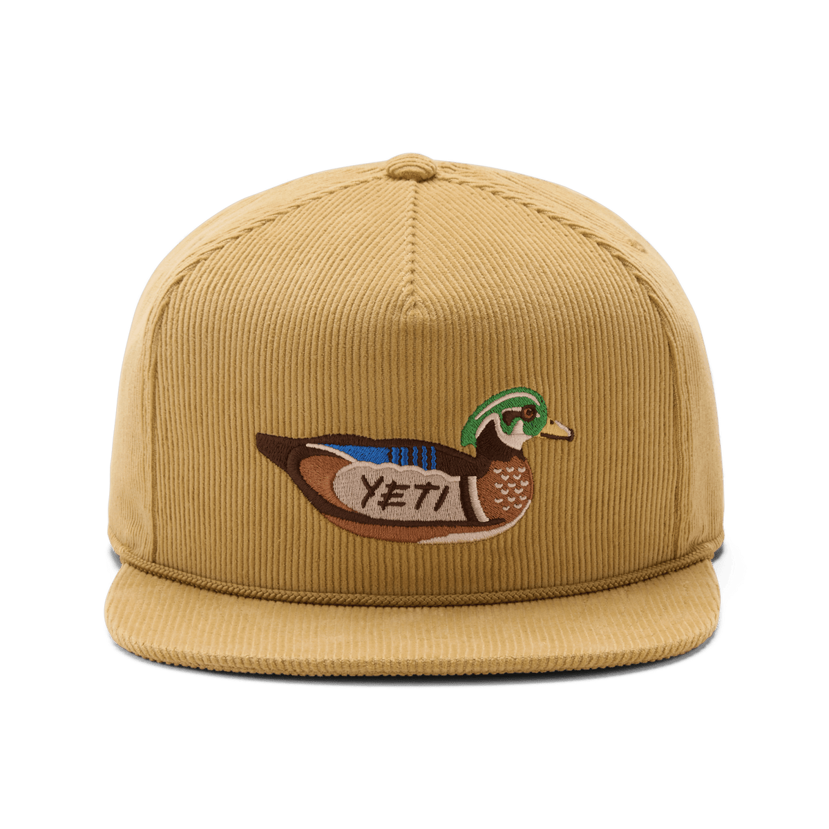 YETI? Duck Corduroy Flat Brim Rope Hat