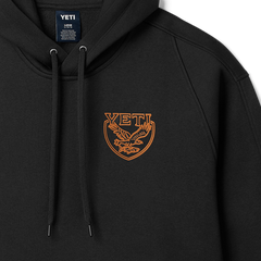 Fleece Hoodie, Black, large