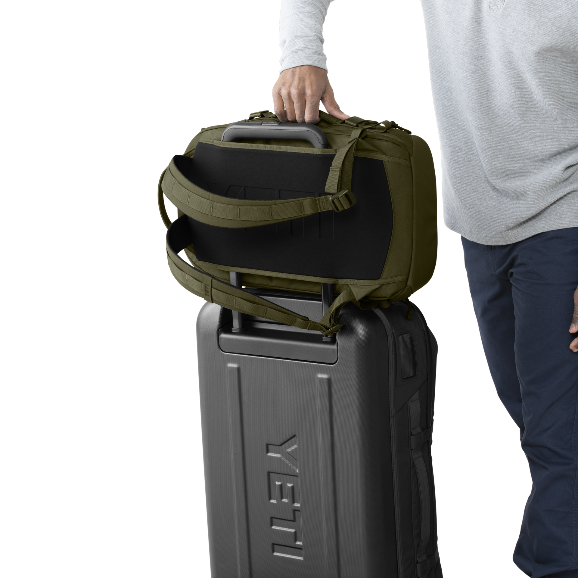 27L Carry On Backpack, Olive, large