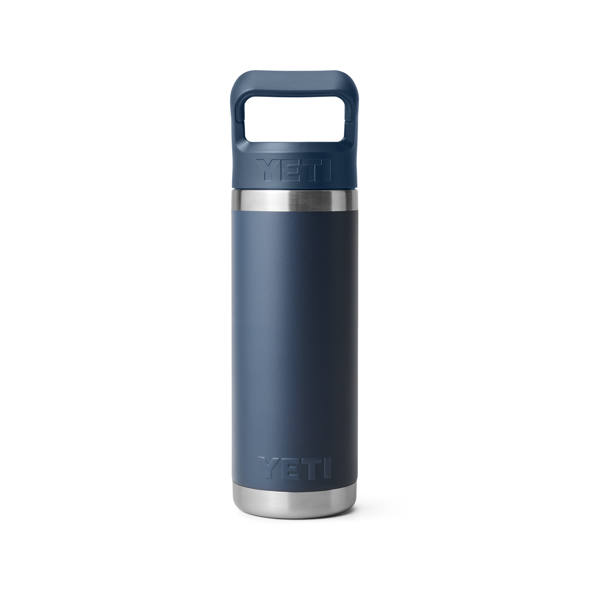 18 oz Water Bottle, Navy, large