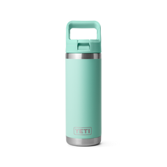 18 oz Water Bottle, Seafoam, large