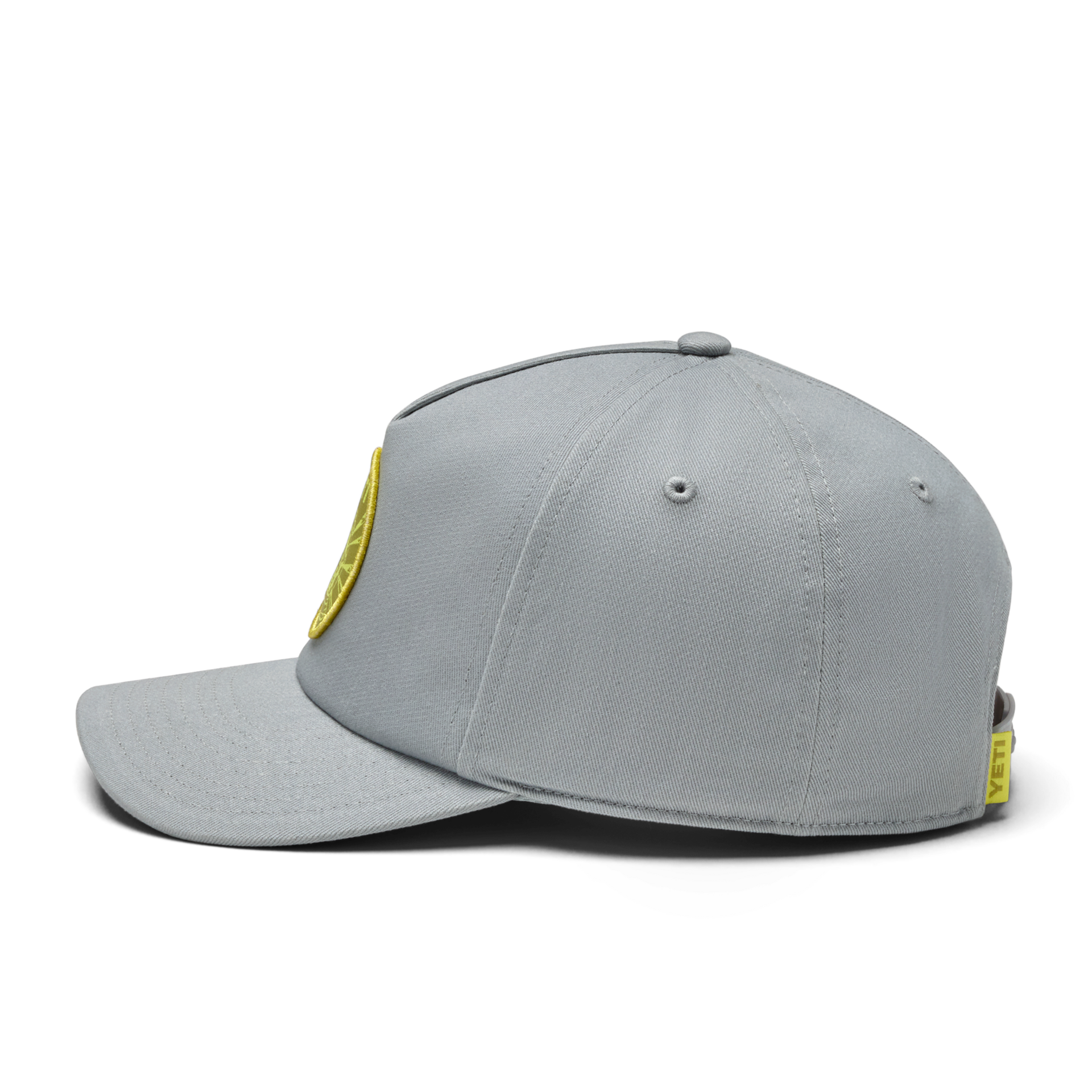 Woven Snapback Hat, Gray, large