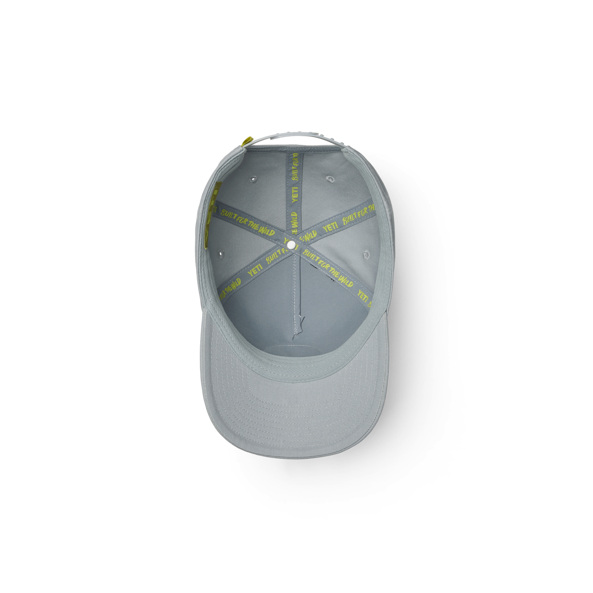 Woven Snapback Hat, Gray, large