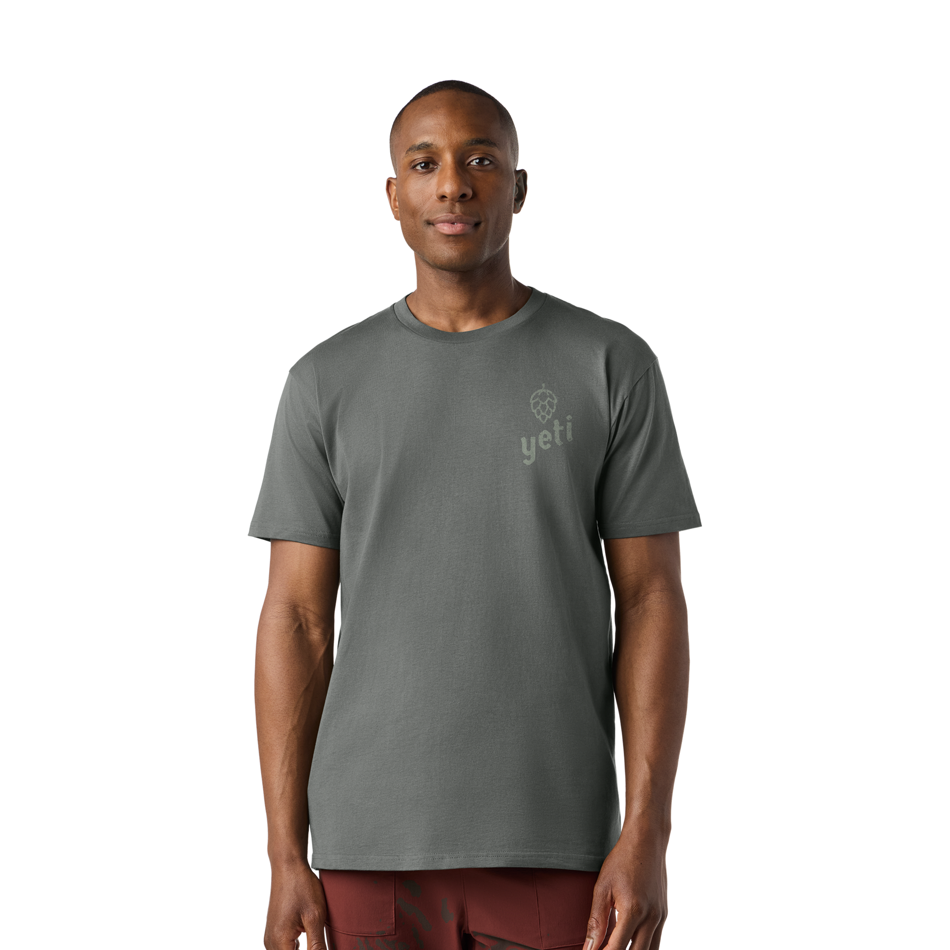 Short Sleeve T-Shirt, Charcoal, large