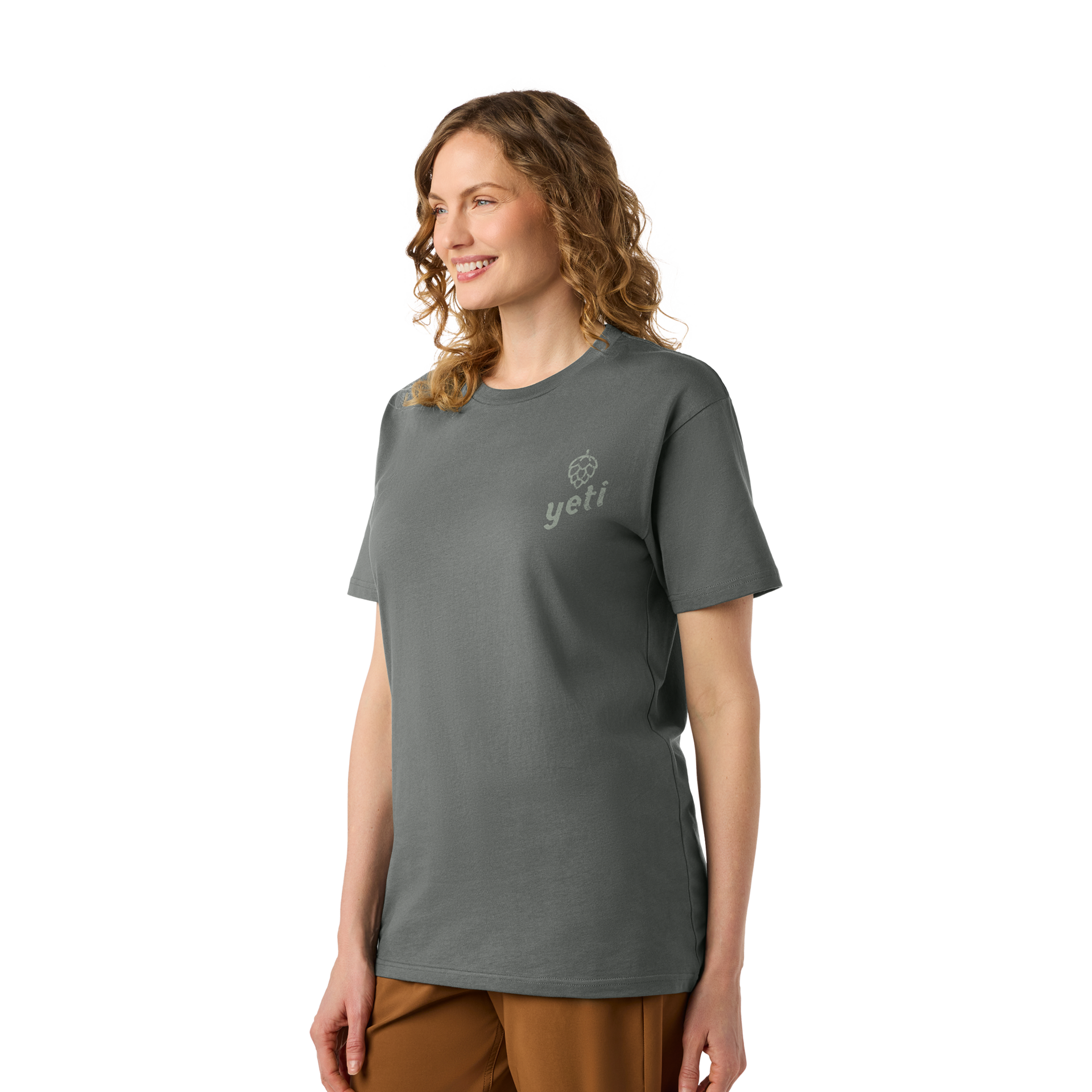 Short Sleeve T-Shirt, Charcoal, large