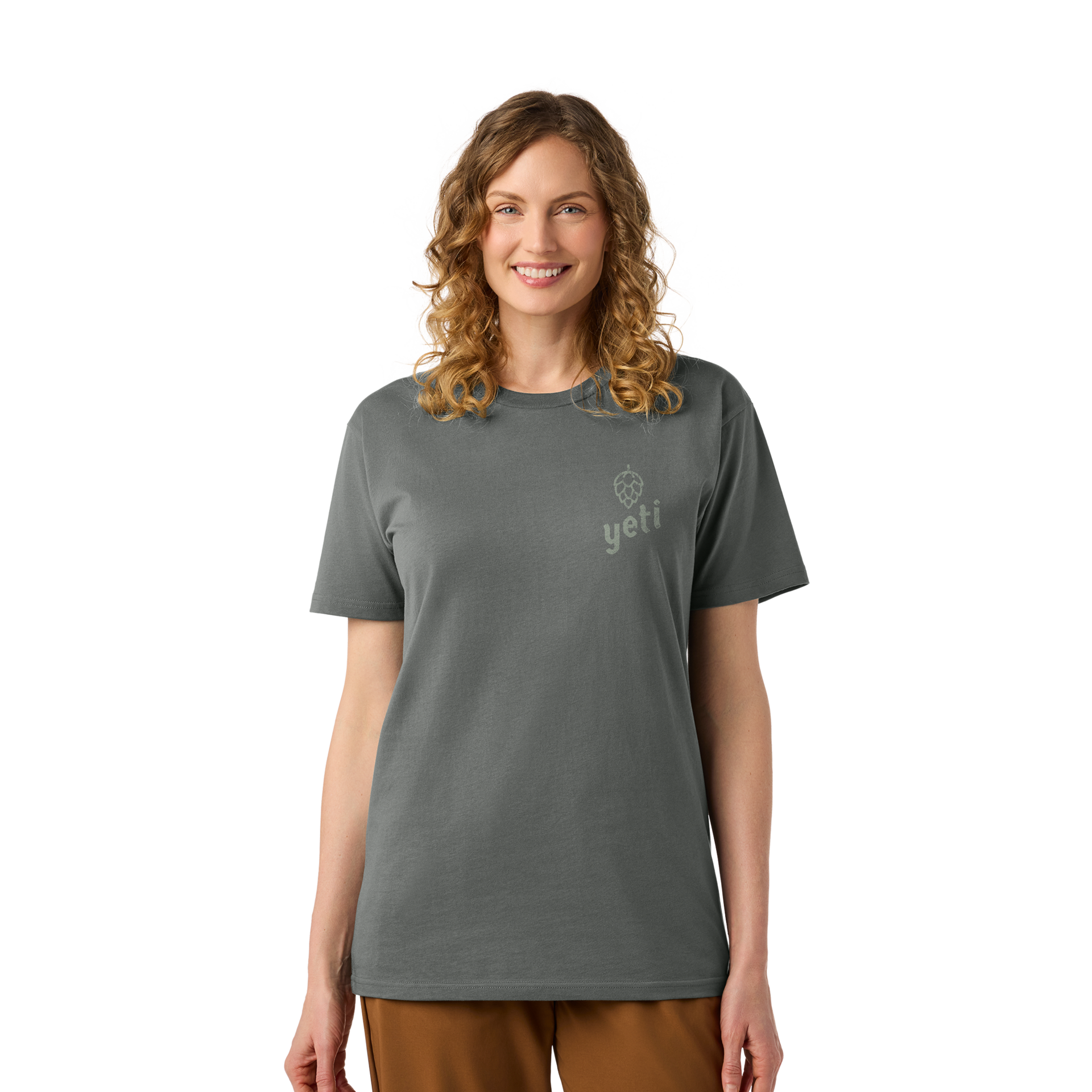 Short Sleeve T-Shirt, Charcoal, large